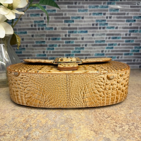 NWT Brahmin Cynthia Honey Brown gold purse - Picture 6 of 8